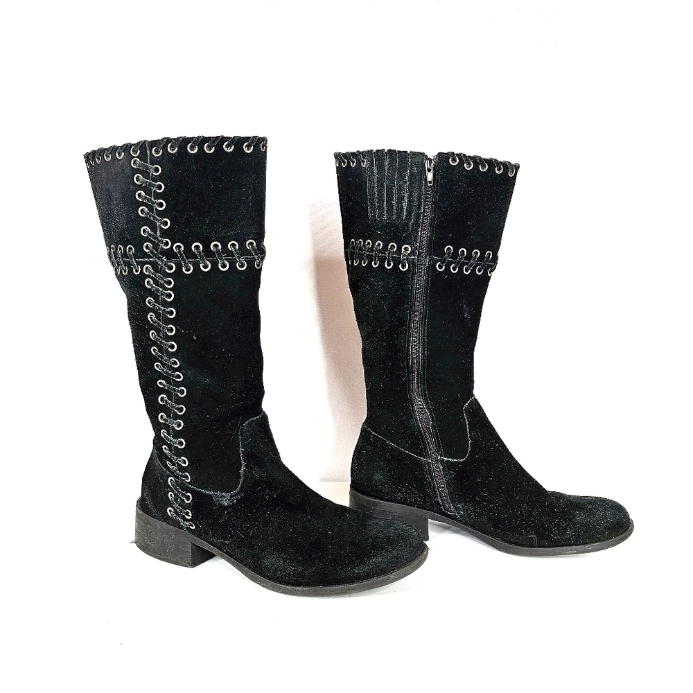 Matisse Suede Grommet Boots